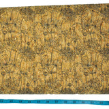 25" Cork Fabric by the Yard - Sketch Print Style #1017