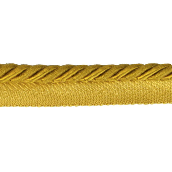Gold 1/4" CORD WITH LIP-BC-10008-10 - 6.5 YARD ROLL