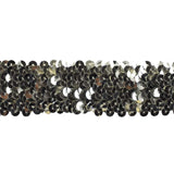 Sequin Trim 1 1/2 Inch Wide - Stretchable - 10 Yard Roll