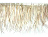 Ostrich Feathers Trims Fringe with Satin Ribbon Tape Dress