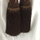 Double Tie-Back 10" Tassel 15" Cord 100% Polyester - Chocolate BT-622-06 - 1 PC