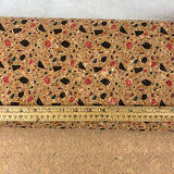 25" Cork Fabric by the Yard - Wide Terazzo 4 Style #1024